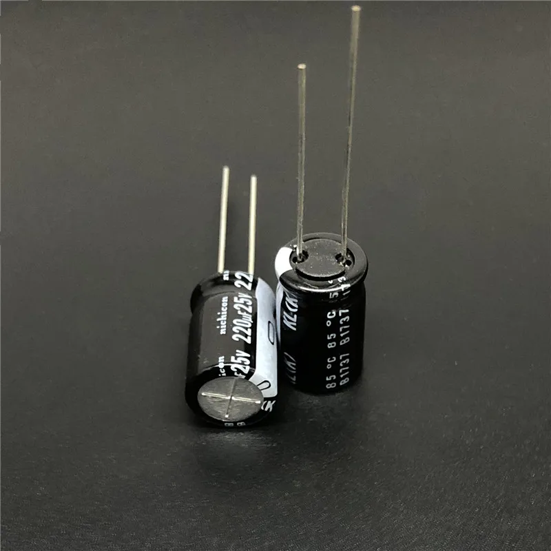 30 шт. 220мкФ 25В NICHICON KL 10х16мм 25V220uF низкая утечка тока Алюминиевый электролитический