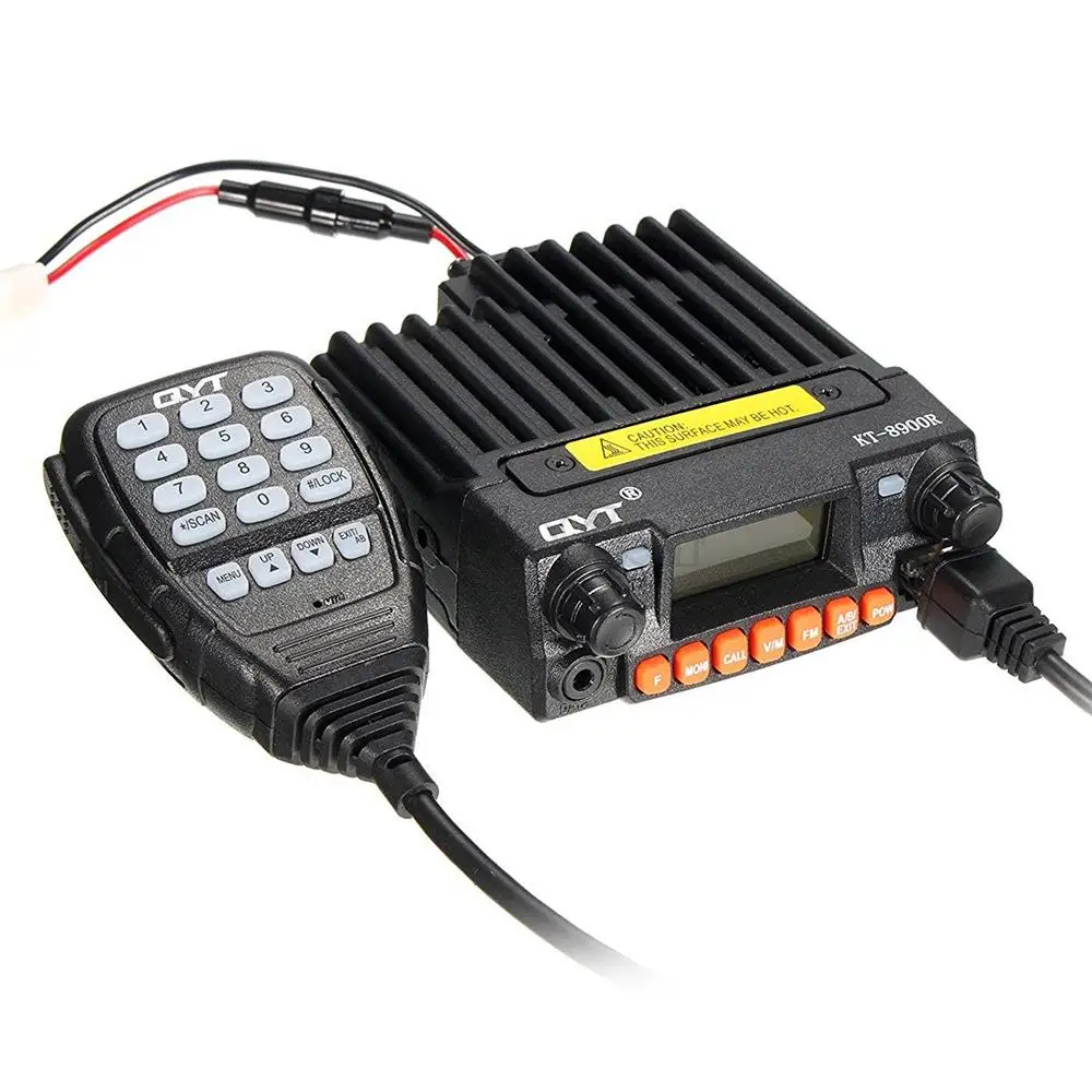 Горячая Распродажа QYT MINI Mobile Radio KT8900R KT 8900R VHF/UHF трехдиапазонная рация 25 Вт 200