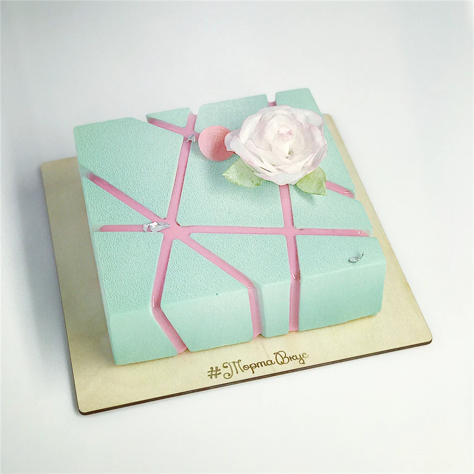 TTLIFE Sugarcraft Cube квадратной формы 3D силиконовые формы торт шоколад лоток для Мусса десерт, выпечка блюдо кондитерские изделия с глазурью