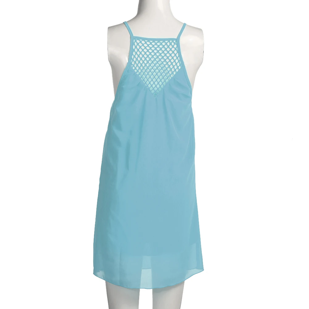 2018 новые конфеты Цвета модные женские туфли без рукавов с круглым вырезом платье