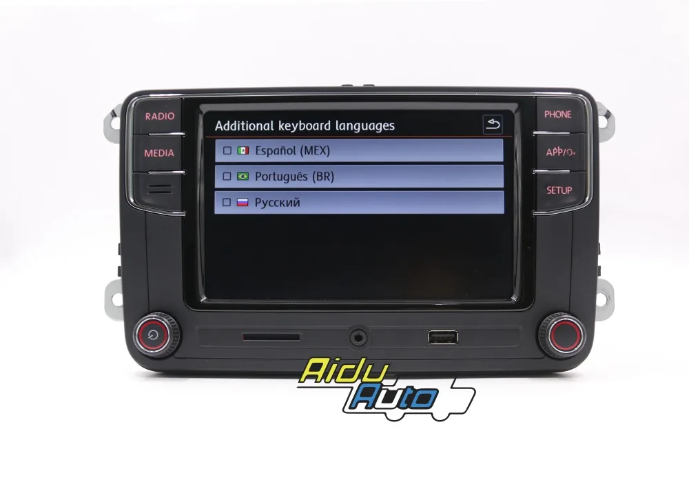 Carplay Android Авто R340G RCD330G Плюс Радио для VW Tiguan Golf 5 6 MK5 MK6 Passat Polo 6RF 035 187 F/E