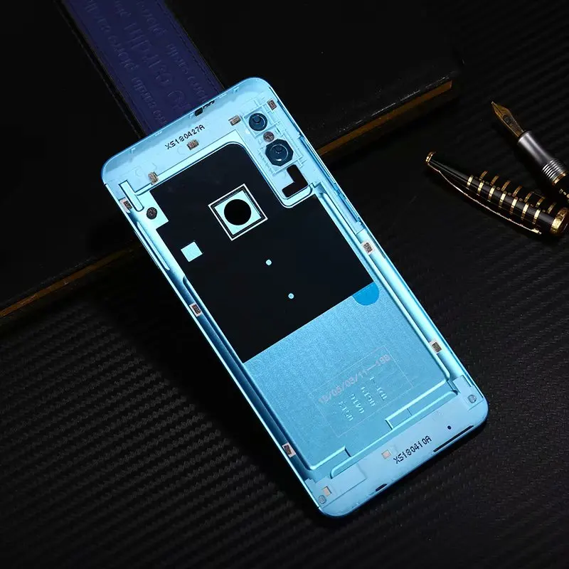 Оригинальный корпус для Xiaomi Redmi Note 5 Pro Note5 Металлическая задняя крышка с кнопками