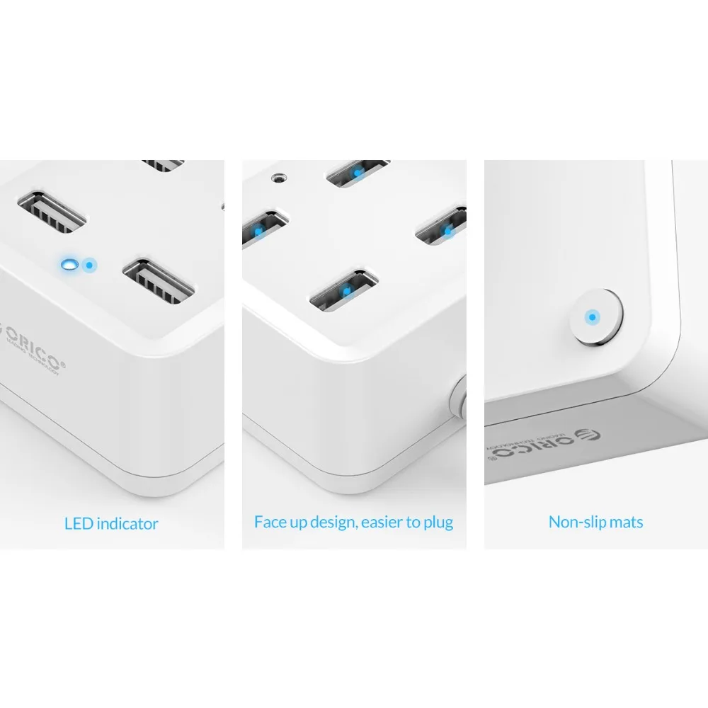 ORICO Портативный usb хаб USB 2 0 4 порта Мульти разветвитель расширитель