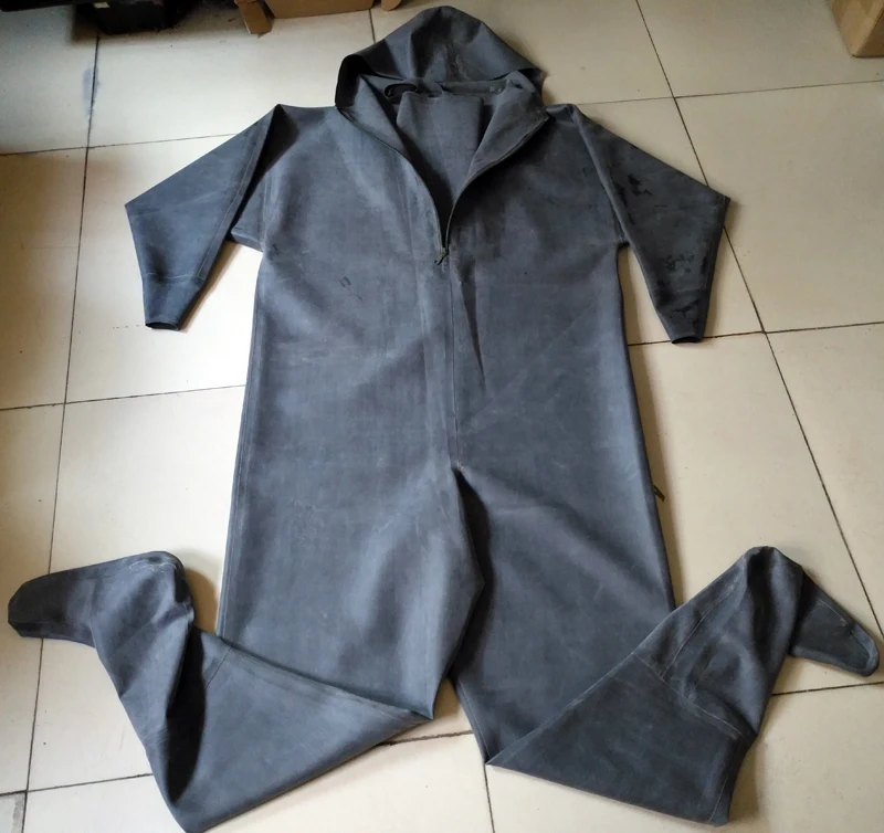 Дышащие нагрудные сапоги с носками Черные Резиновые чулки на молнии для рыбалки