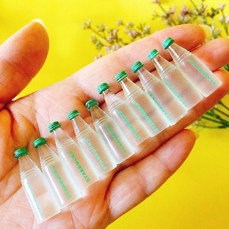 10 bottles 10 шт водки винные бутылки/миниатюры Еда/столовая посуда/Искусственный/Сказочный Садовый Гном/Террариум/Бонсай/Статуэтка/Декор кукольного дома/ - Цвет: 10 bottles