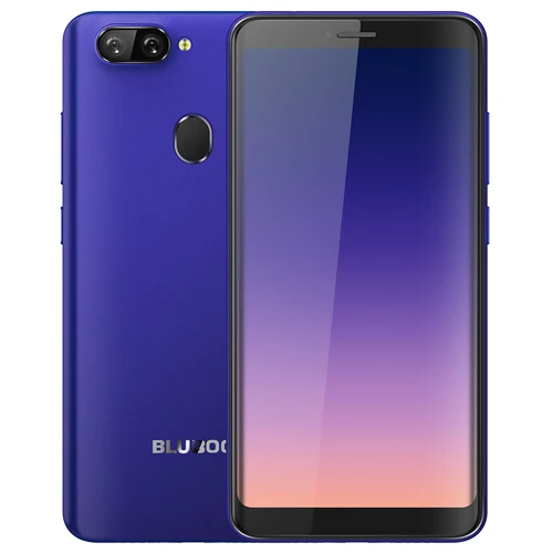 Blue Bluboo D6 Bluboo D6 Android 8,1 2 Гб 16 Гб 5,5 дюймов мобильный телефон 2700mAhFace разблокировка отпечатков пальцев ID 3g WCDMA с двумя сим-картами смартфон - Цвет: Blue Bluboo D6