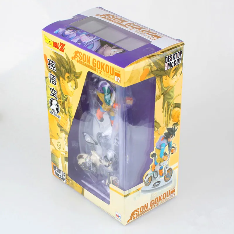 15 см аниме DRAGON BALL Z Супер Saiyan Сон Гоку Велоспорт ПВХ Фигурки битва Версия