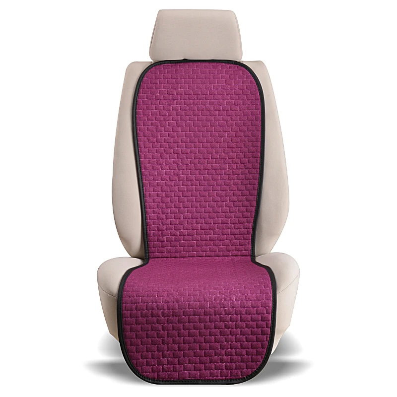 Чехол из льняной ткани универсального размера для автомобильного сиденья