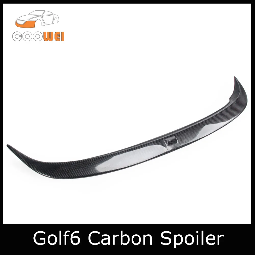 Задний спойлер крыло для VW Golf 6 MK6 VI GTI и R20 углеродного волокна 2010 2013 (только в том