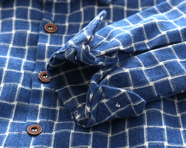 Kimocat new Baby boy's plaid shirt for children in autumn style children's cotton long-sleeve baby clothes | Детская одежда и