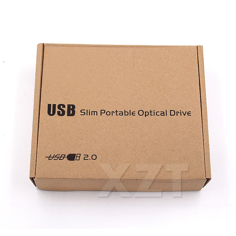 Популярный аксессуар для компьютера 1 шт. портативный USB 2,0 DVD CD DVD-Rom SATA Внешний чехол тонкий для ноутбука
