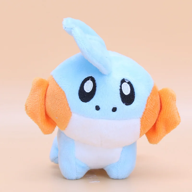 14-18 см карманная плюшевая кукла Ampharos Lucario Gengar Jigglypuff Lapras Mewtwo Lugia плюшевый Чаризард игрушки мягкие куклы - Цвет: Mudkip