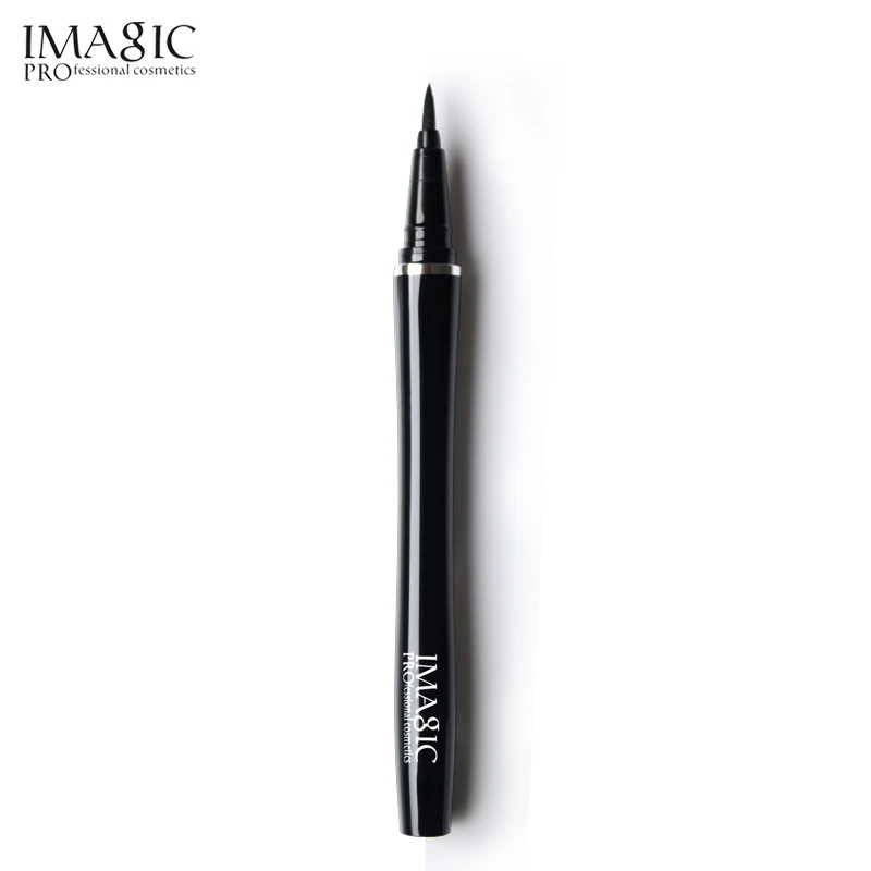 Matte black IMAGIC 1 шт. Профессиональная жидкая Водонепроницаемая подводка для глаз Тип Косметическая подводка для глаз природа длительная для женщин Красота Косметика - Цвет: Matte black