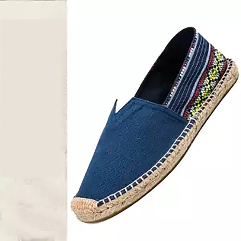 Повседневная мужская обувь из дышащего хлопка Тканевая в стиле старого Пекина