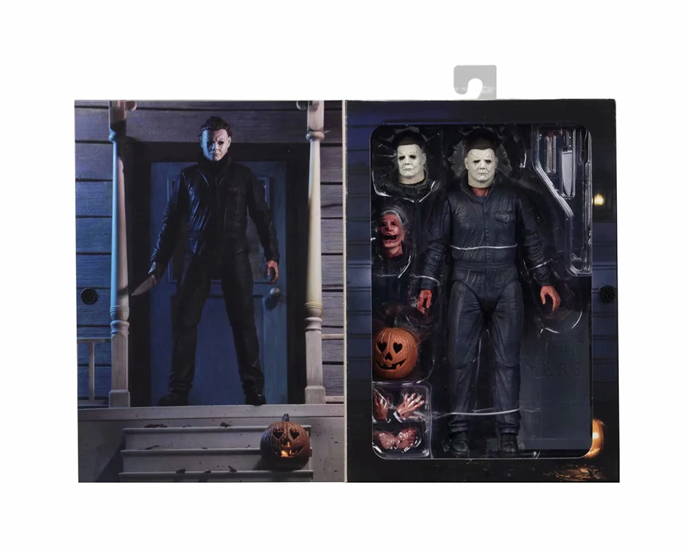 NECA Хэллоуин Ultimate Майкл Майерс Тыква светодиодный светильник кой ПВХ экшн фигурка