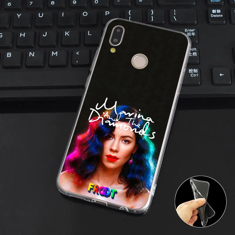 DREAMFOX N138 Марина и бриллиантами Shakira Мягкий ТПУ силиконовый чехол для Huawei Honor 6a 6C 7X9 10