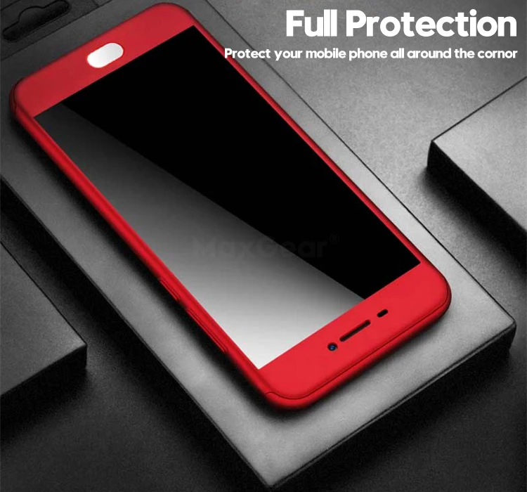 Чехол для Meizu Pro 7 с полным покрытием на 360 градусов защитный жесткий чехол из