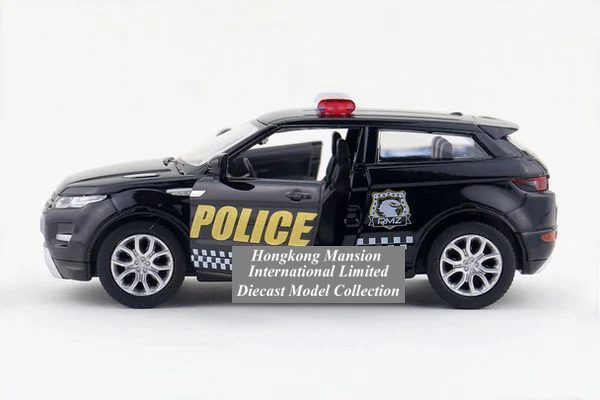 1:36 Масштаб Литой Сплав литья под давлением для полицейской машины модель Range Rover