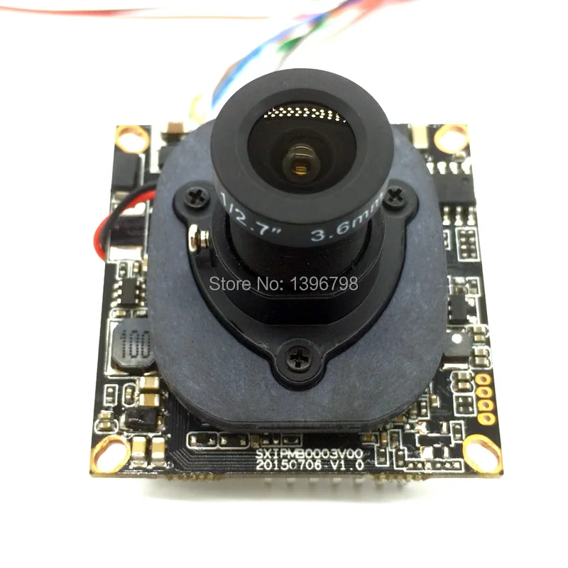 IP-камера видеонаблюдения Hi3518E + OV9732 720 МП H.264 3 Мп объектив 6 мм | Безопасность и