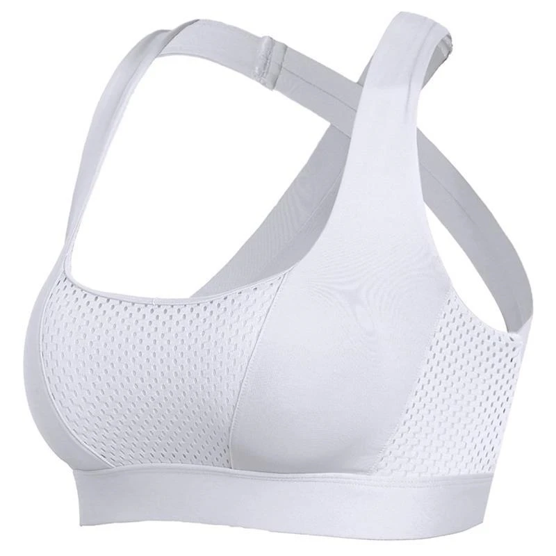 fashion white SEXYWG, топ для йоги, профессиональный спортивный бюстгальтер для женщин, Спортивная майка с перекрестной спинкой для фитнеса, плотный ударопрочный бюстгальтер с эффектом пуш-ап, майка для бега в спортзале - Цвет: fashion white