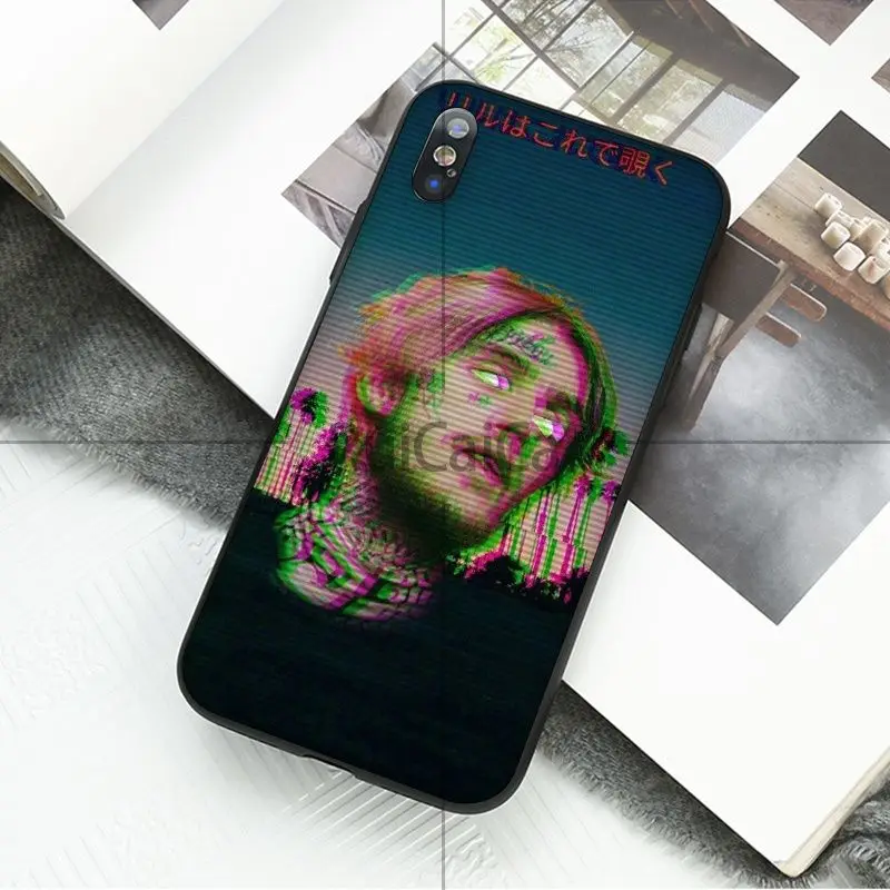 A15 Ruicaica рэпер Lil Peep черный мягкий чехол для телефона для iPhone 5 5Sx 6 7 7plus 8 8Plus X XS MAX XR - Цвет: A15