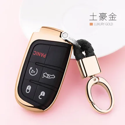 Мягкие TPU чехол Key автомобилей брелок для Jeep Grand Cherokee Chrysler 300C Renegade Патриот Fiat Freemont