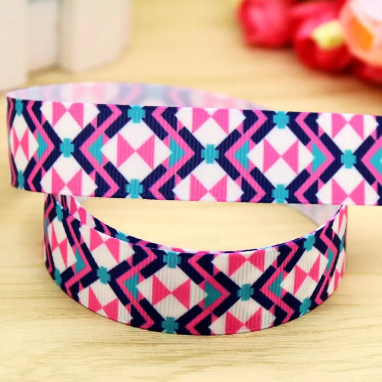 

7/8'' Free Shipping Aztec Printed Grosgrain Ribbon Material Headwear Party Decoration Diy Sewing Craft 22mm P5922