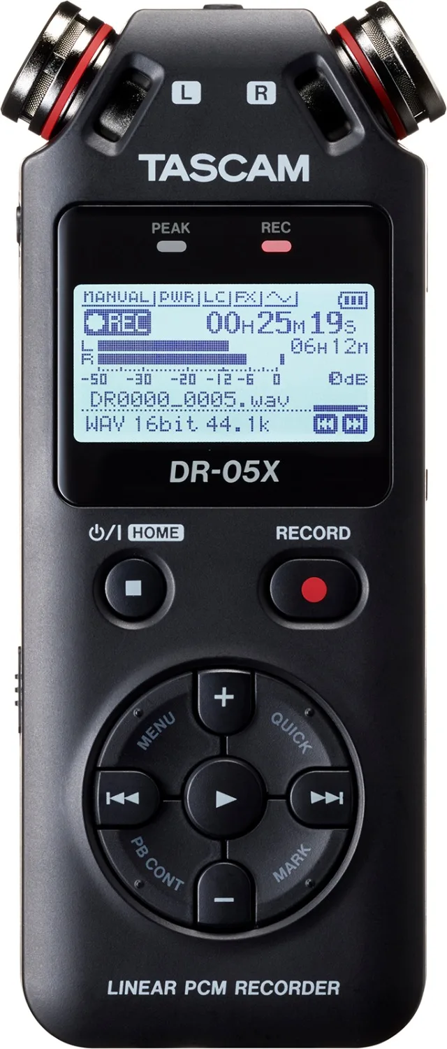 TASCAM DR05X DR 05X Портативный цифровой диктофон для интервью MP3 HD шумоподавление запись