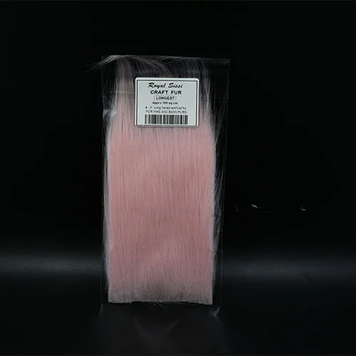 pink 2 сумки 8 цветов на выбор длинные искусственные поделки мех Стример Летать Связывание материалов 4-5 дюймов Длинные Синтетические волокна для приманки - Цвет: pink
