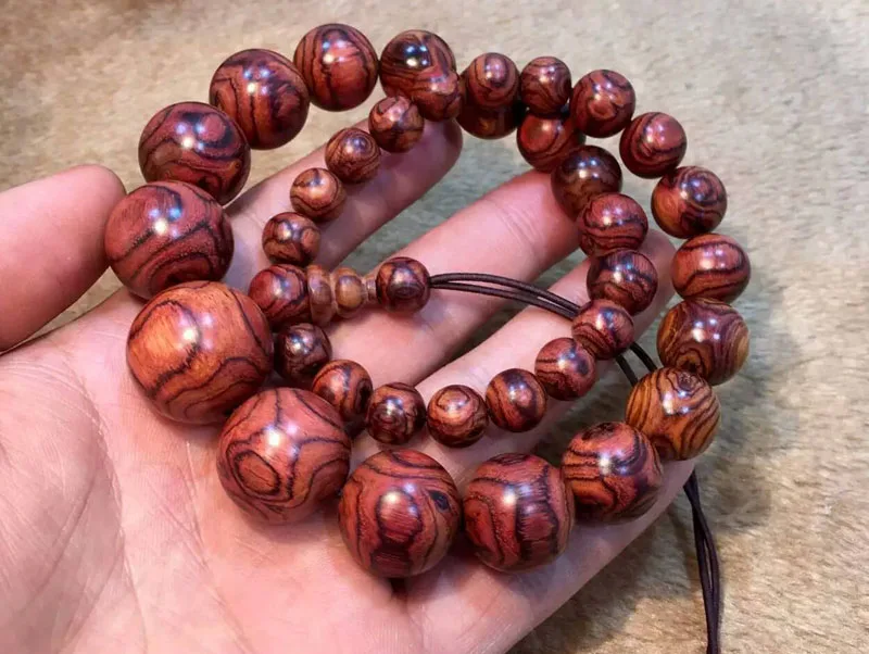 Аутентичные натуральные браслеты из старой хайнанской груши (далбергия