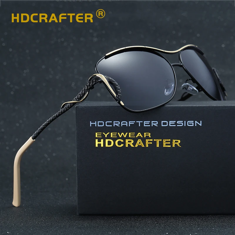 HDCRAFTER солнцезащитные очки для женщин поляризационные Ретро стиль Бабочка Модные