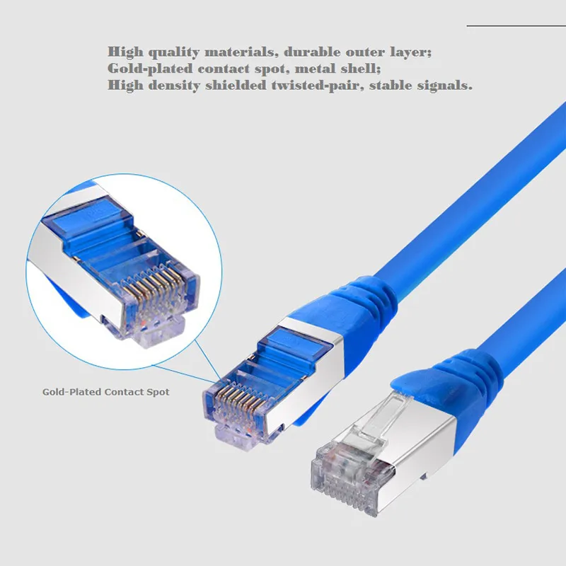Dorewin Cat6 Gigabit Ethernet кабель RJ45 сетевой STP UTP LAN патч корд 3 м 5 10 15 20 для компьютера