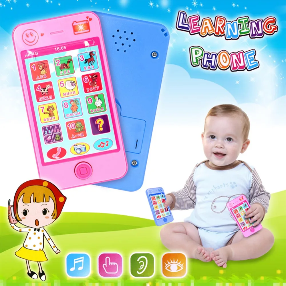 Ttnight детские игрушки для телефона с русским языком детские развивающие игрушки для мобильных телефонов подарок для маленьких девочек и мальчиков