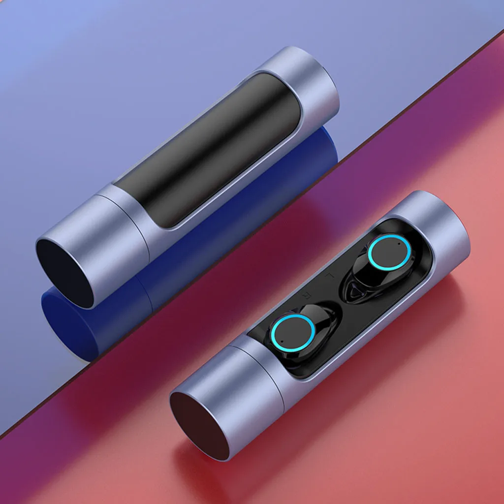 Металлическая Bluetooth 5,0 бинауральная беспроводная гарнитура, Спортивная беспроводная гарнитура, игровая bluetooth-гарнитура для huawei samsung 42