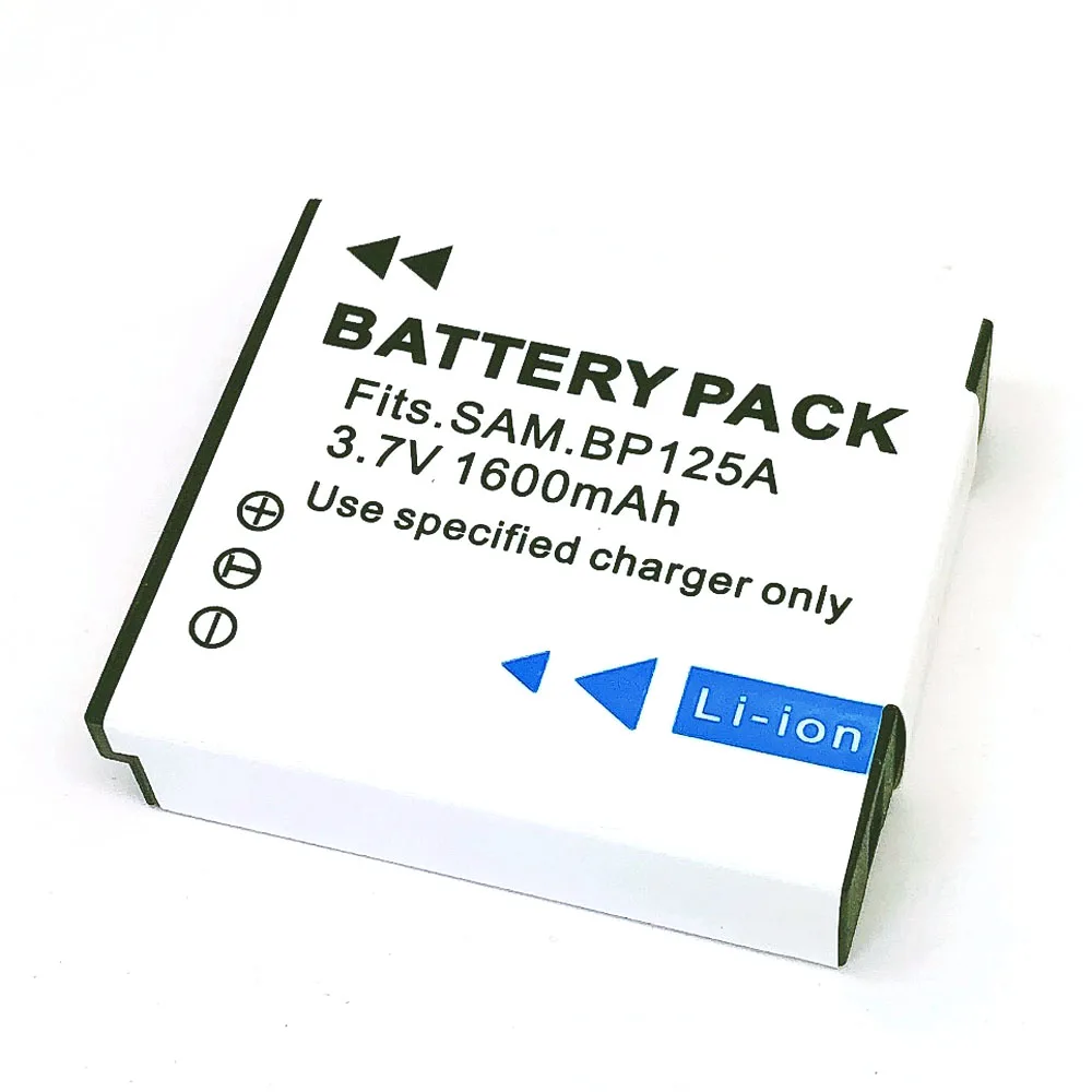 IA BP125A IABP125A Батарея для SAMSUNG HMX QF20 QF30 QF300 M20 Q10 Q20 Q100 Q130 T10|Цифровые аккумуляторы| |