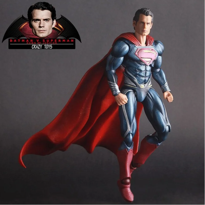 1:7 Crazy Toys DC Comic Superman V Batman Collectable 10 'Ƈ/7 ПВХ Аниме фигурки Модель Коллекция для