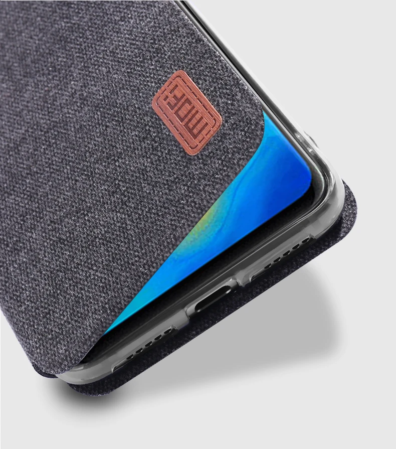 Чехол для huawei mate 20 X, чехол MOFI huawei mate 20 Pro, тканевый флип-чехол, чехол 20X, мягкая задняя крышка из ТПУ mate 20, деловой чехол