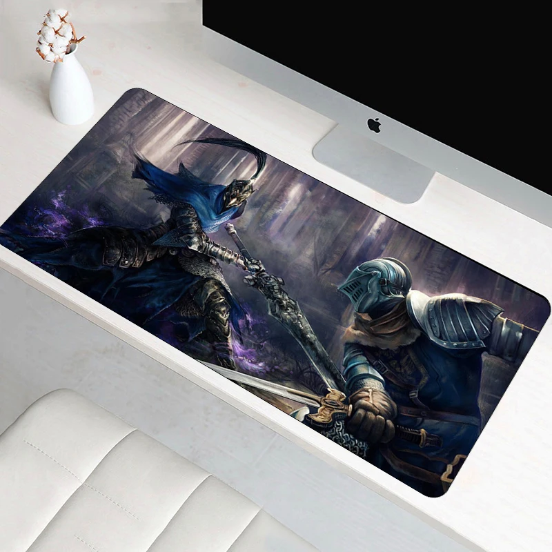 Игровой коврик для мыши SIANCS Dark скоростных геймеров резиновый с закругленными