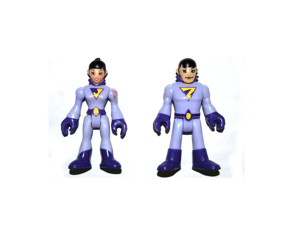 Свободная экшн-фигурка DC fantaext Zan &amp Jayna Wonder Twins | Игрушки и хобби