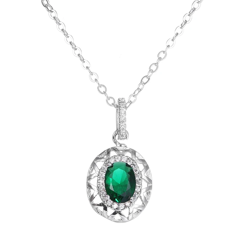 Женское Ожерелье с кулоном из фианита кристаллами|necklaces for women|pendant necklacenecklace party |