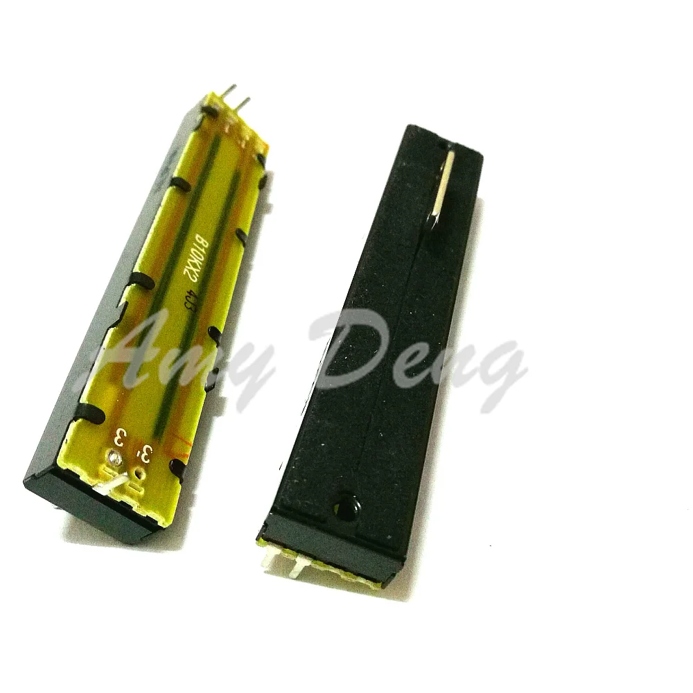 5pcs/lot Taiwan 8.8 cm go rail sliding potentiometer B10K single fader type T axis 8MM | Электронные компоненты и