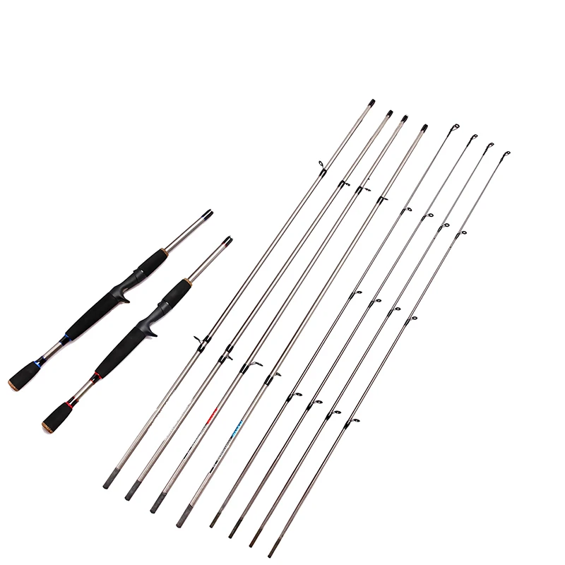 2.1m Ultralight Carbon Fishing Rod Spinning/Casting Rod Fast Lure Feeder Rod Fishing Pole