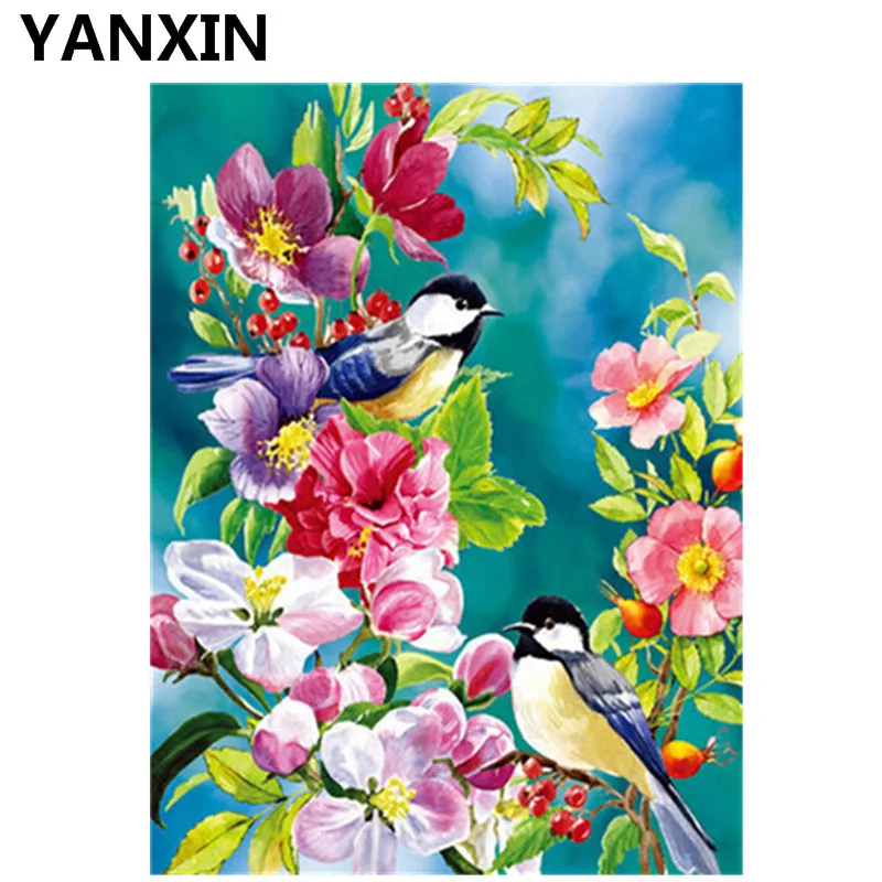 YANXIN DIY рамка картина по номерам масляная краска настенные художественные картины