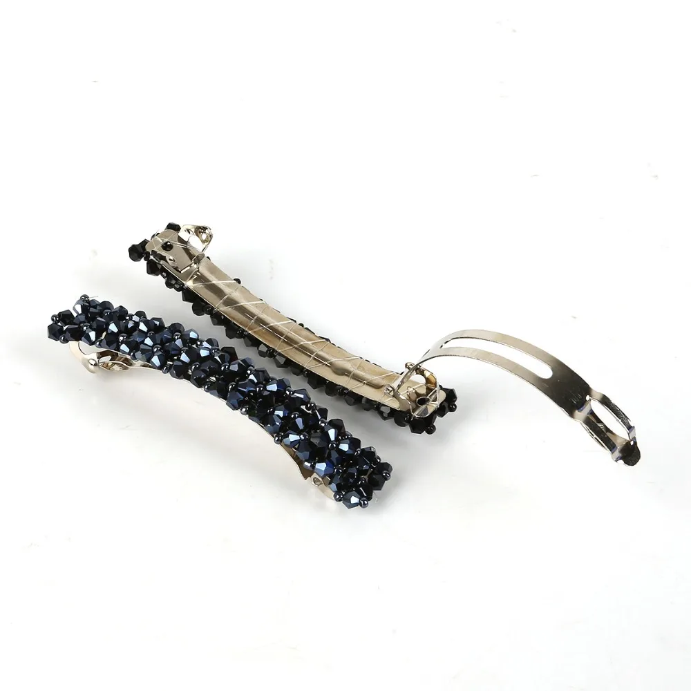 7 Colors Women Crystal Rhinestone Pearl Hairpins Girls Barrettes Hair Clip Clamp Jewelry Styling Tools Fashion Accessories |