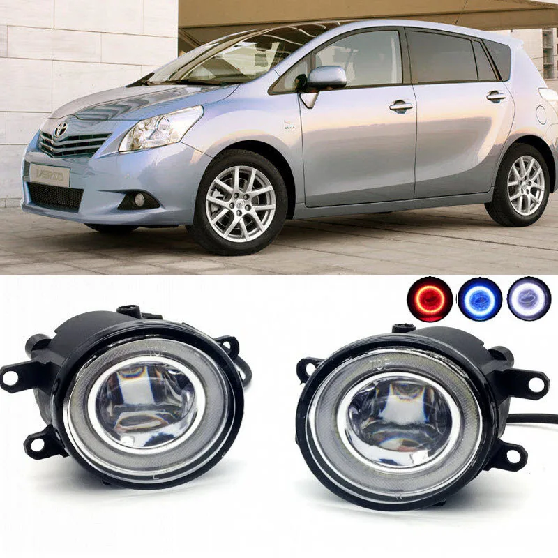 Для Toyota Verso 2009 2017 S 2011 2 в 1 светодиодный Cut Line объектива Противотуманные фары лампы 3