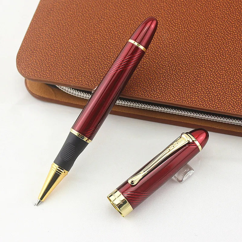 Jinhao X450 высокое качество подарочная металлическая шариковая ручка Металлический Золотой зажим роскошные ручки Caneta Канцтовары офисный школьный расходные материалы