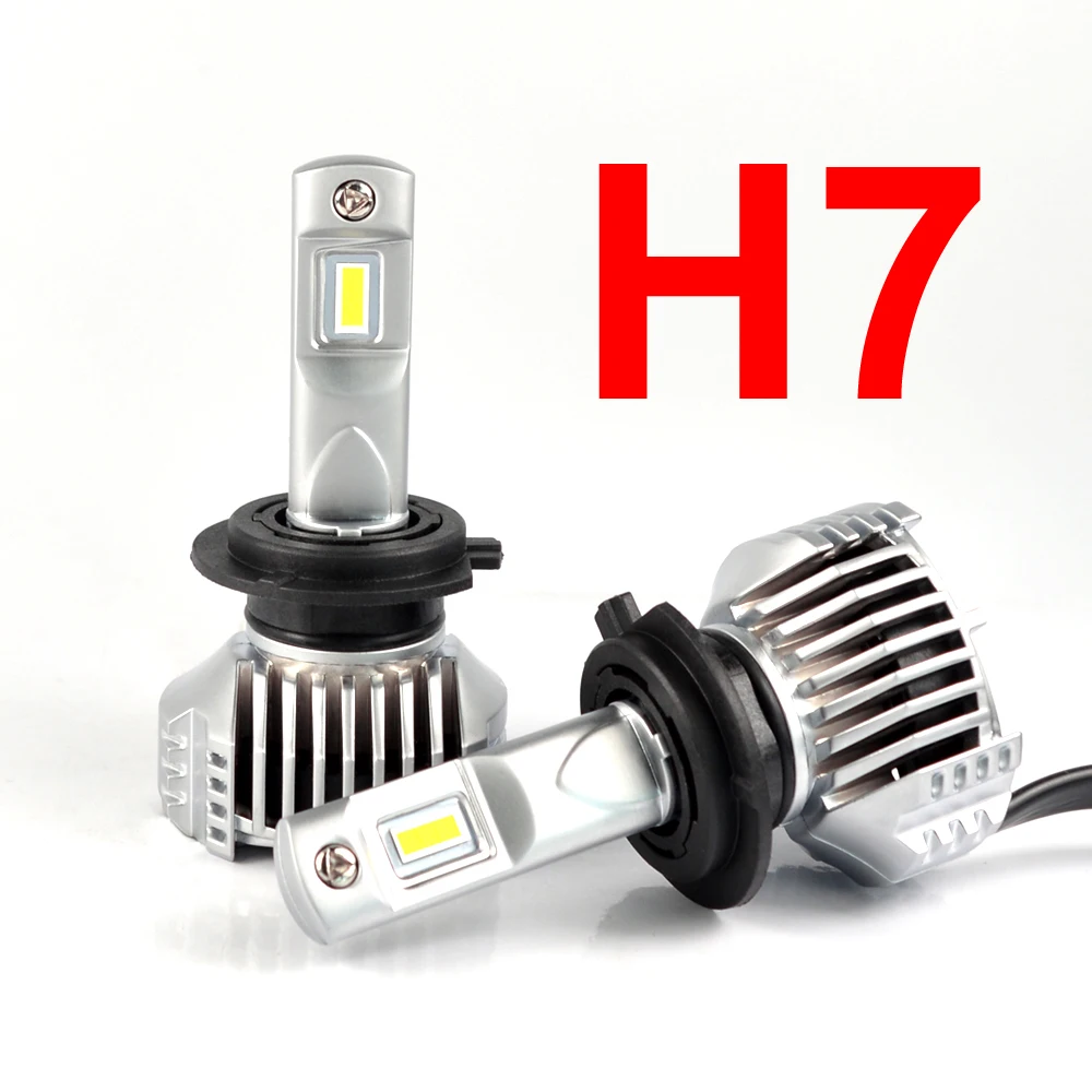1 комплект Автомобильные светодиодные лампы H7 P12 0 72 мм 6000 К 90 Вт лм 12 В|Передние