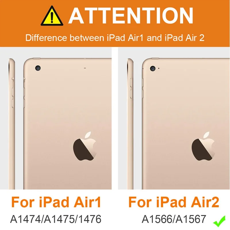Чехол из искусственной кожи для Apple iPad Air2 6 9 7 дюйма с милым объемным рисунком