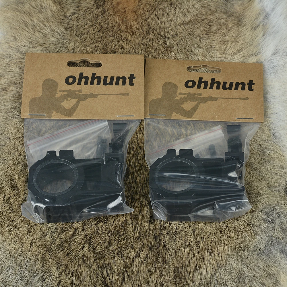Ohhunt аксессуары для охотничьего прицела 25 4 мм 30 2 шт высокопрофильный 20 Пикатинни