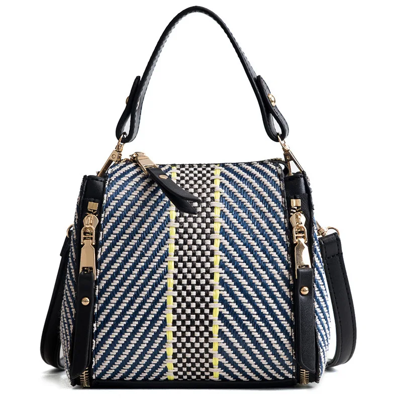 Для женщин Пляжная сумка круг соломы мешки Лето Сумки Курьерские сумки CL3185|Сумки